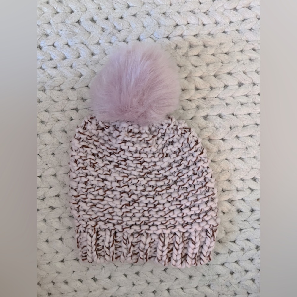 Pink Pom Pom beanie